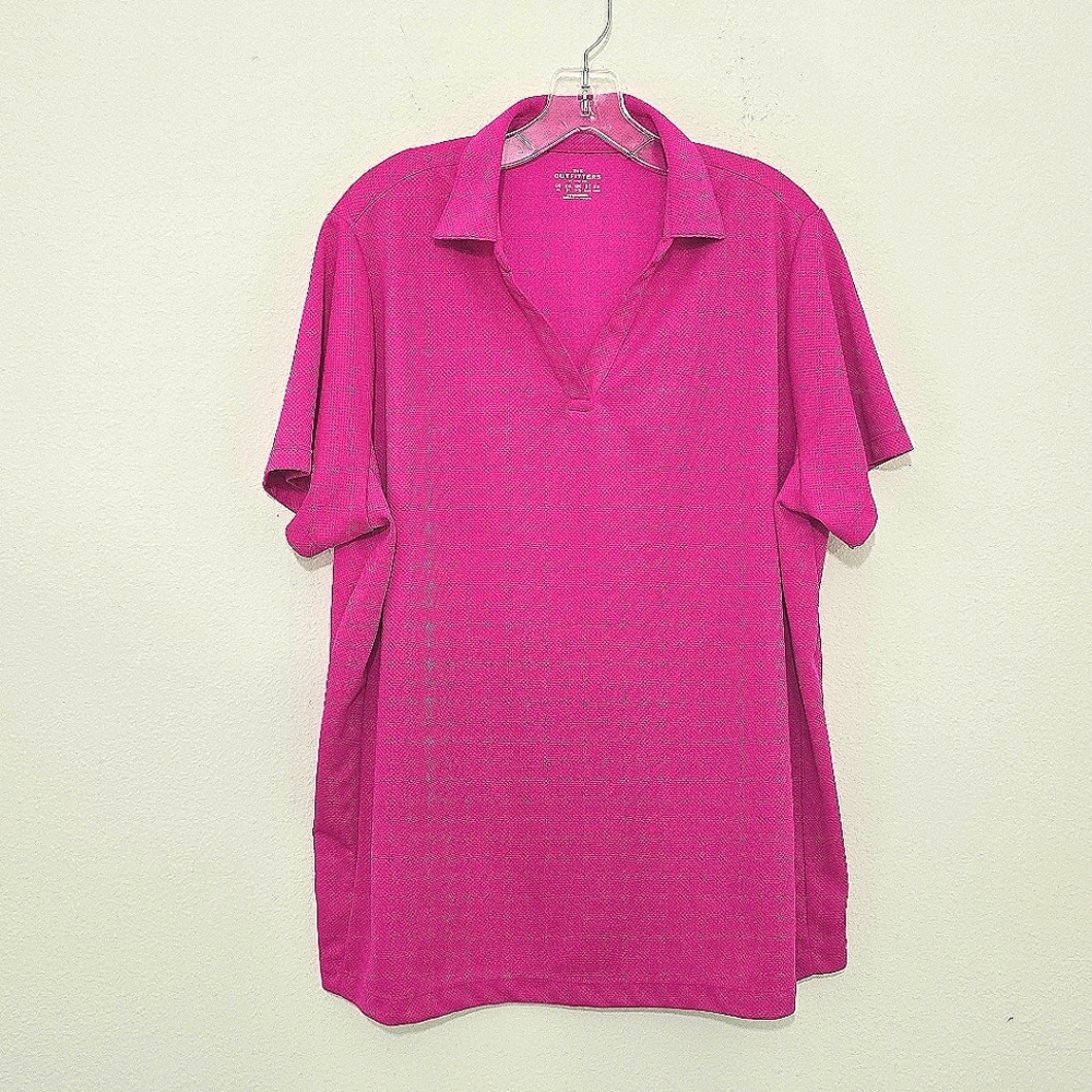Lands' End Barbie Pink Polo Top 2X